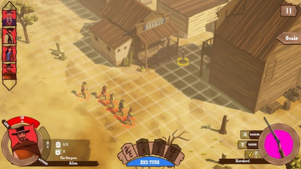 Игра Gunslingers & Zombies, скриншот