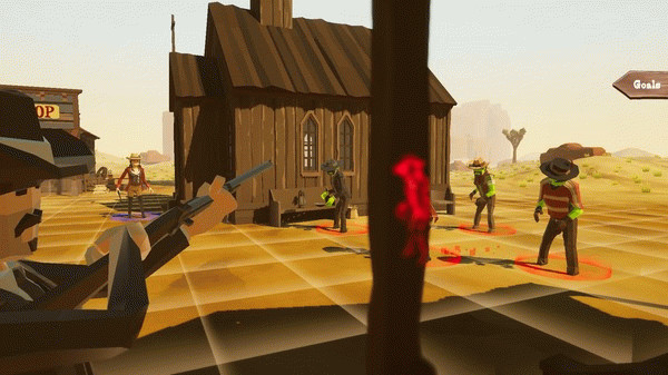 Игра Gunslingers & Zombies, скриншот