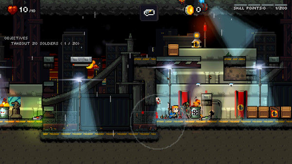 Игра Gunslugs : Rogue Tactics, скриншот