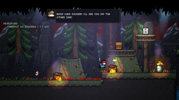 Игра Gunslugs : Rogue Tactics, скриншот