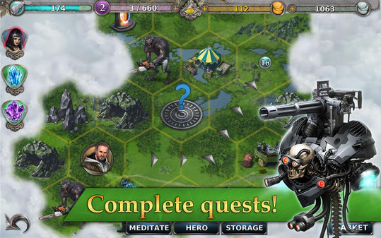Игра Gunspell, скриншот