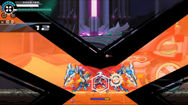 Игра Gunvolt Chronicles: Luminous Avenger iX 2 - Special DLC boss "Jason Frudnick" from "Blaster Master Zero 3", скриншот