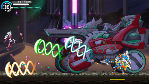 Игра Gunvolt Chronicles: Luminous Avenger iX 2 - Special DLC boss "Jason Frudnick" from "Blaster Master Zero 3", скриншот