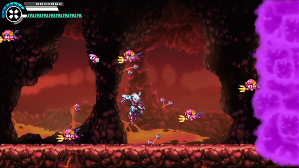 Игра Gunvolt Chronicles: Luminous Avenger iX 2 - Special DLC boss "Kurona" from "Gal*Gun Double Peace", скриншот