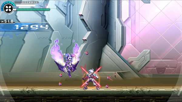 Игра Gunvolt Chronicles: Luminous Avenger iX 2 - Special DLC boss "Kurona" from "Gal*Gun Double Peace", скриншот