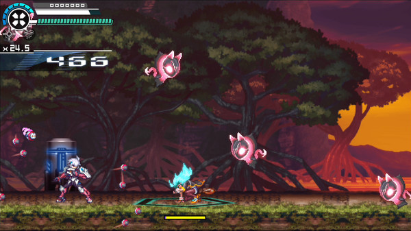 Игра Gunvolt Chronicles: Luminous Avenger iX 2 - Special DLC boss "Yang Yumo" from "Dusk Diver 2", скриншот