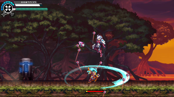 Игра Gunvolt Chronicles: Luminous Avenger iX 2 - Special DLC boss "Yang Yumo" from "Dusk Diver 2", скриншот