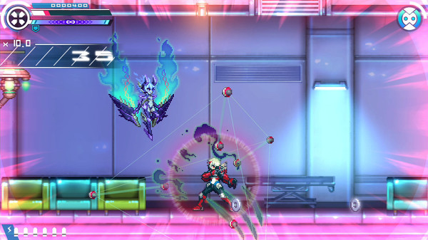 Игра Gunvolt Chronicles: Luminous Avenger iX - Extra Mission: "VS ???", скриншот