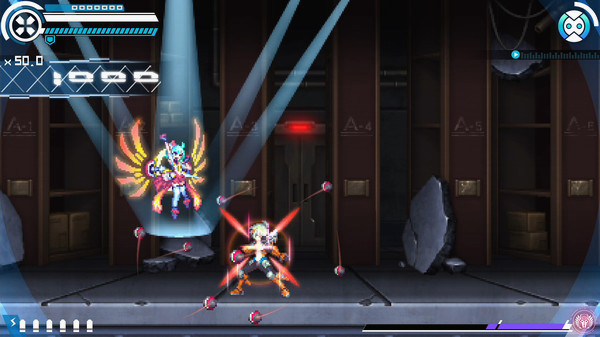 Игра Gunvolt Chronicles: Luminous Avenger iX - Extra Song: "Raison d'être", скриншот