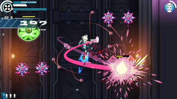 Игра Gunvolt Chronicles: Luminous Avenger iX, скриншот