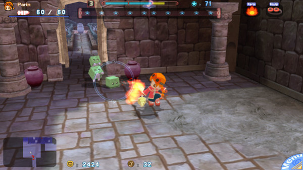 Игра Gurumin: A Monstrous Adventure, скриншот