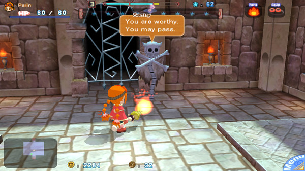 Игра Gurumin: A Monstrous Adventure, скриншот