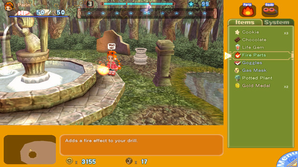 Игра Gurumin: A Monstrous Adventure, скриншот