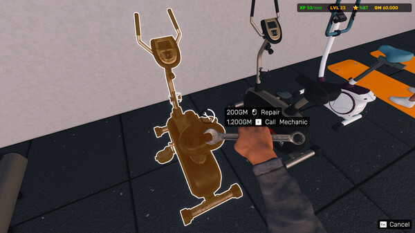 Игра Gym Simulator 24, скриншот