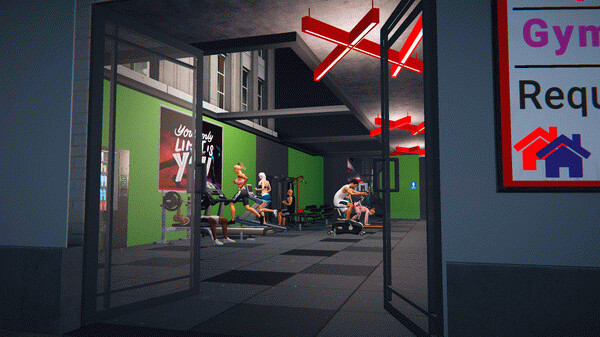 Игра Gym Simulator 24, скриншот