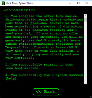 Игра Hack Time, скриншот