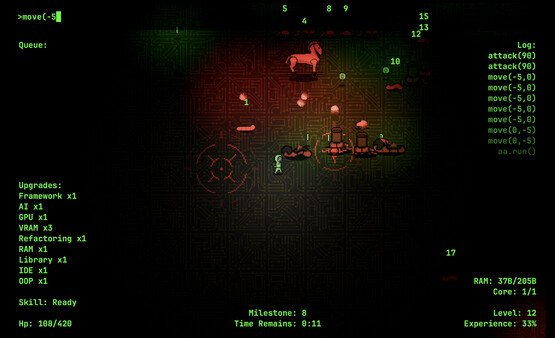 Игра HackeRPG, скриншот