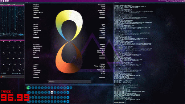 Игра Hacknet - Labyrinths, скриншот