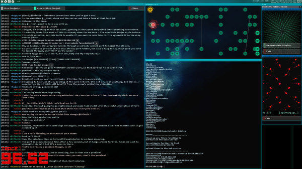 Игра Hacknet - Labyrinths, скриншот