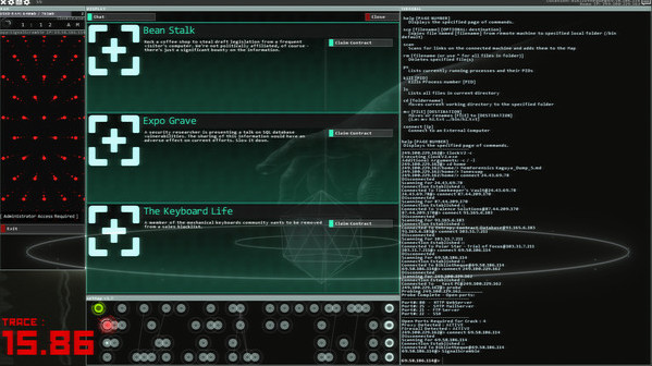 Игра Hacknet - Labyrinths, скриншот