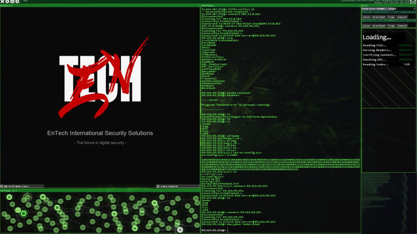Игра Hacknet, скриншот