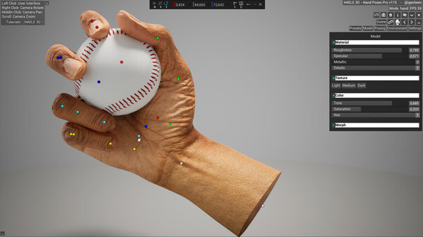 Игра HAELE 3D - Hand Poses Pro - Drawing References, скриншот