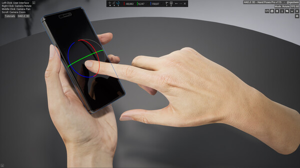 Игра HAELE 3D - Hand Poses Pro - Drawing References, скриншот