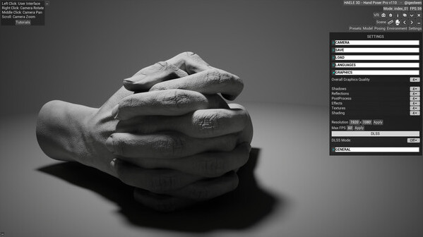 Игра HAELE 3D - Hand Poses Pro - Drawing References, скриншот