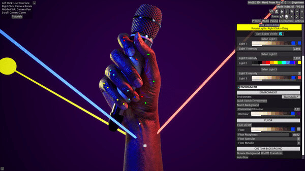 Игра HAELE 3D - Hand Poses Pro - Drawing References, скриншот