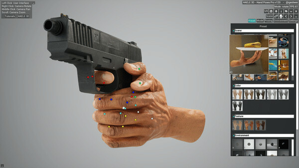 Игра HAELE 3D - Hand Poses Pro - Drawing References, скриншот