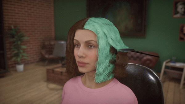 Игра Hairdresser Simulator, скриншот