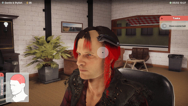Игра Hairdresser Simulator, скриншот
