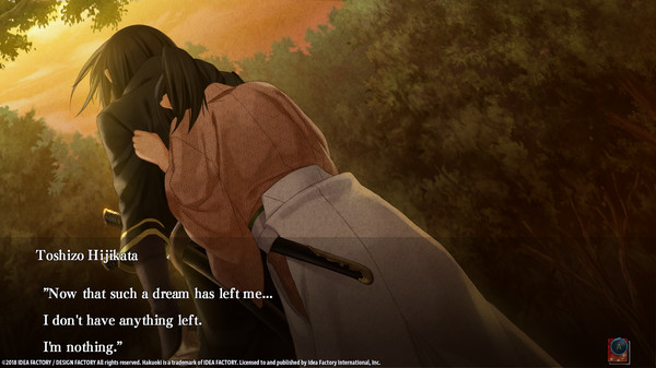 Игра Hakuoki: Edo Blossoms, скриншот