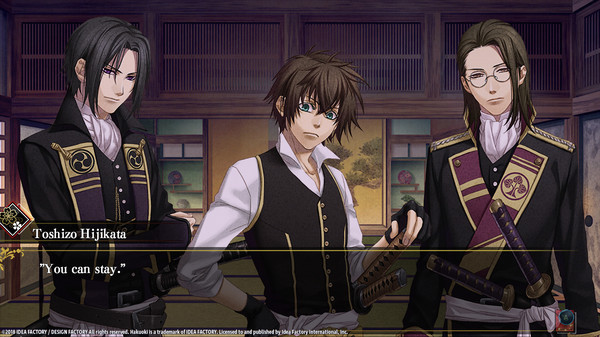 Игра Hakuoki: Edo Blossoms, скриншот