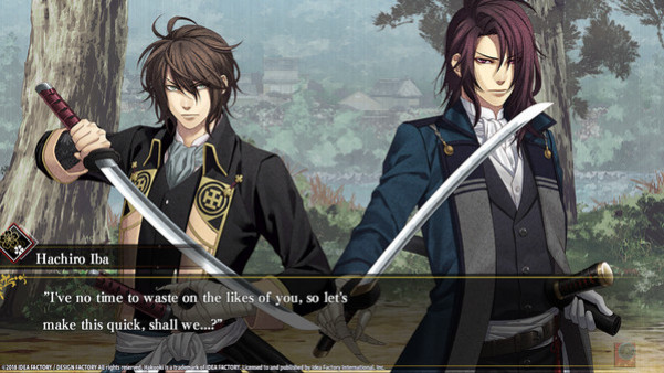 Игра Hakuoki: Edo Blossoms, скриншот