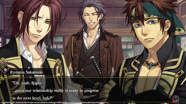 Игра Hakuoki: Edo Blossoms, скриншот