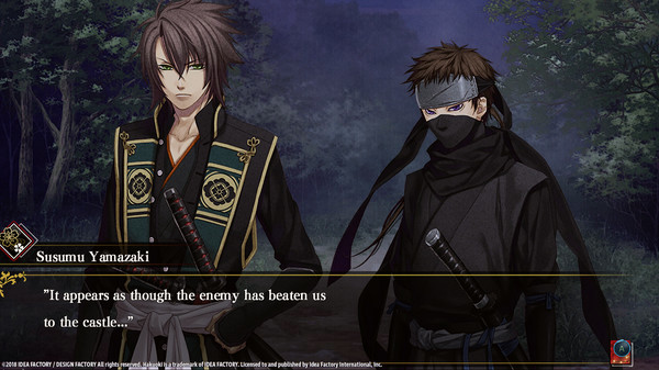 Игра Hakuoki: Edo Blossoms, скриншот