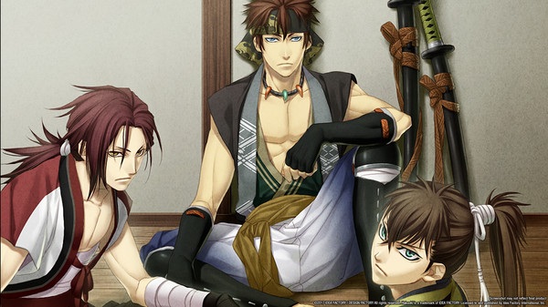 Игра Hakuoki: Kyoto Winds, скриншот