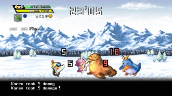 Игра Half Minute Hero: Super Mega Neo Climax Ultimate Boy, скриншот