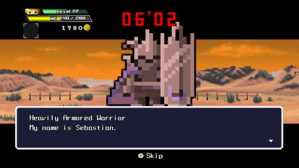 Игра Half Minute Hero: Super Mega Neo Climax Ultimate Boy, скриншот