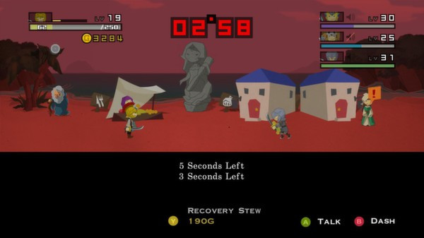 Игра Half Minute Hero: Super Mega Neo Climax Ultimate Boy, скриншот