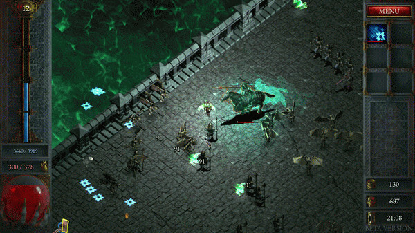 Игра Halls of Torment, скриншот