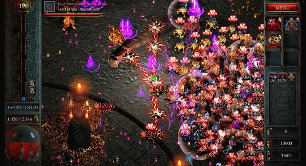 Игра Halls of Torment, скриншот