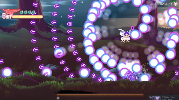 Игра 幻恋の夜宴: ハルーシサノバこいし ~ Halluci-Sabbat of Koishi, скриншот