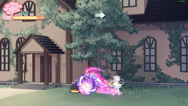 Игра 幻恋の夜宴: ハルーシサノバこいし ~ Halluci-Sabbat of Koishi, скриншот