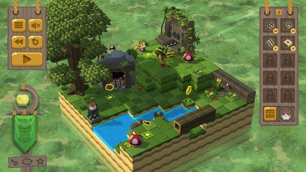 Игра Hamster on Rails, скриншот