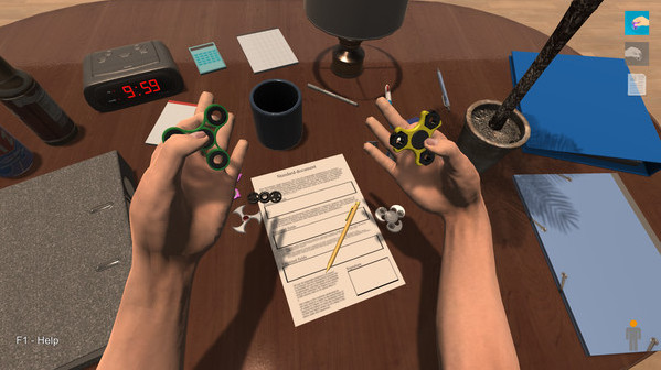 Игра Hand Simulator, скриншот