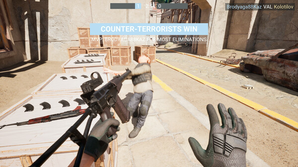 Игра Hand Simulator: Shooter, скриншот
