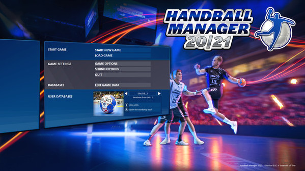 Игра Handball Manager 2021, скриншот