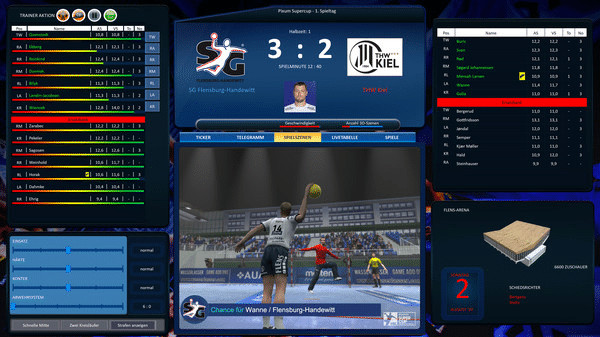 Игра Handball Manager 2021, скриншот
